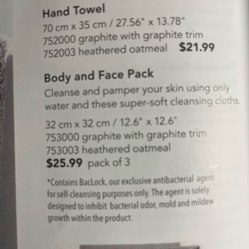 COPY - Norwex Body and Face pack of 3 cloths - Picture 3 of 3